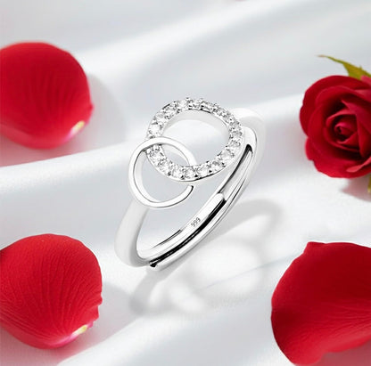 Twin Hearts Promise Ring