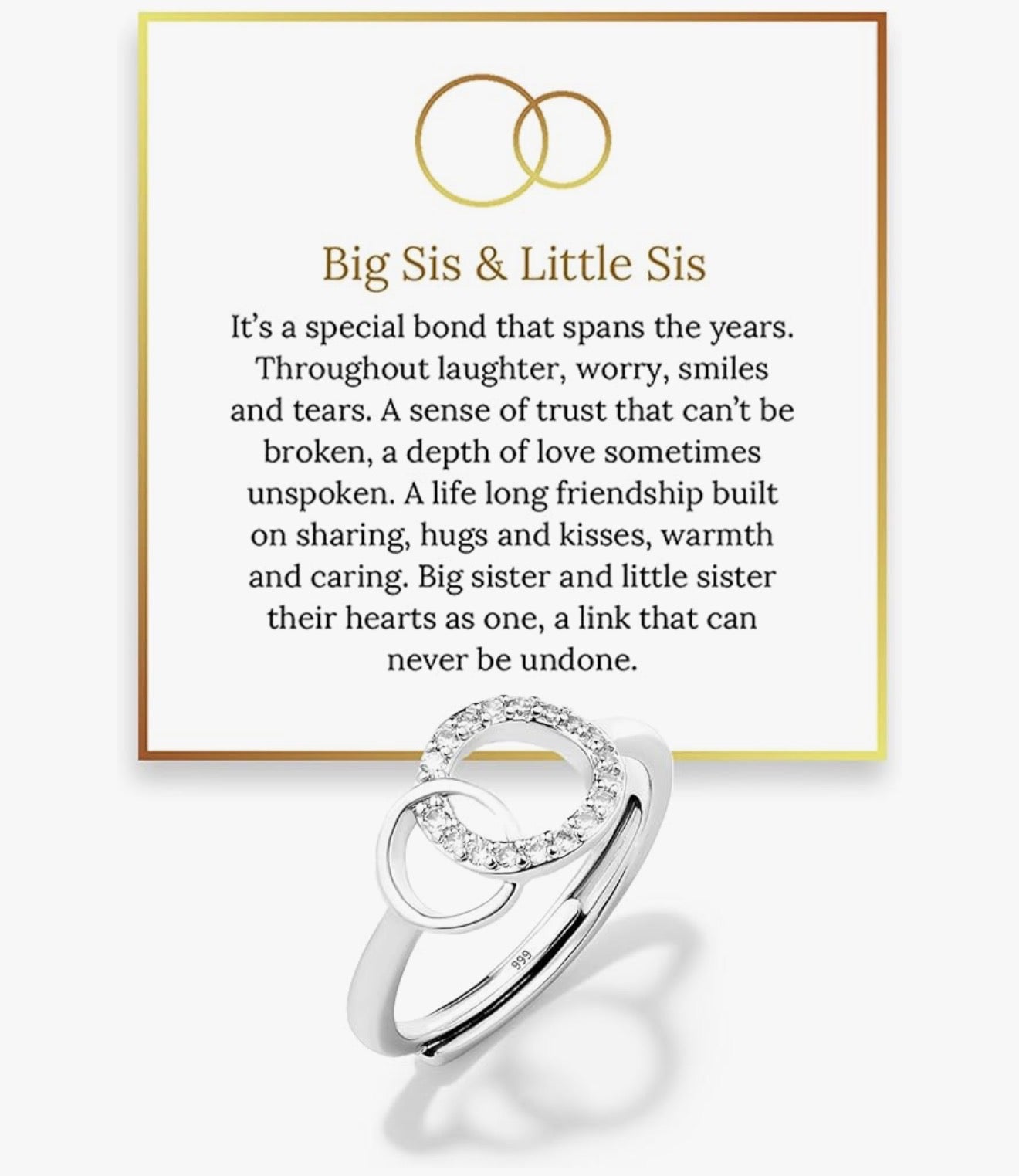 Twin Hearts Promise Ring